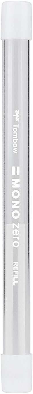 Tombow Stylo effaçable 'Mono Zero', bout rond, blanc, Ehkur
