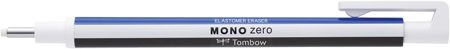 Tombow Stylo effaçable 'Mono Zero', bout rond, blanc, Ehkur