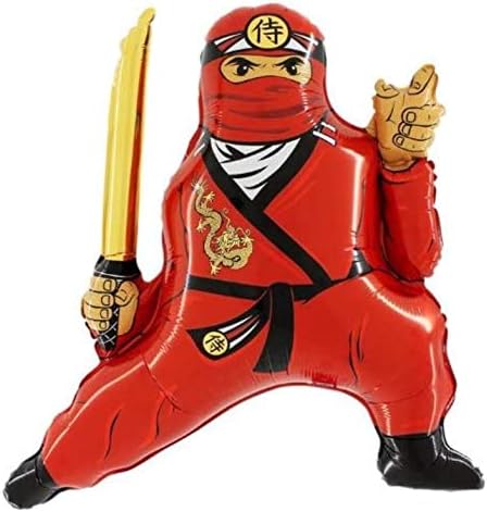 Grabo Inflatable Ninja Ball, Red, 60 x 70 cm