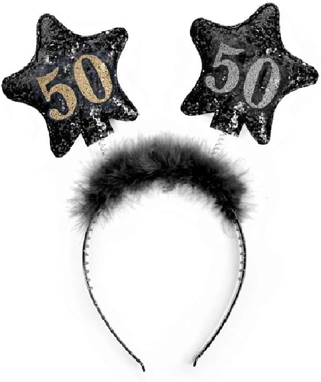 PartyDeco Headband with Stars