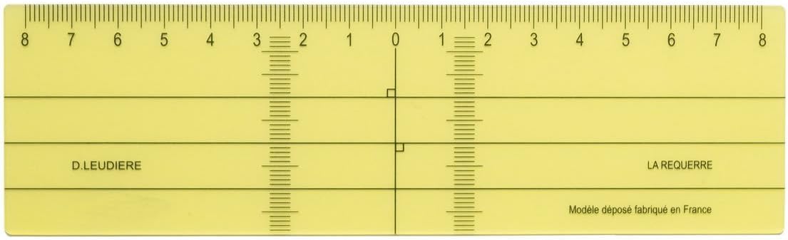 ALEPH Régle Equerre Réquerre - 16 cm