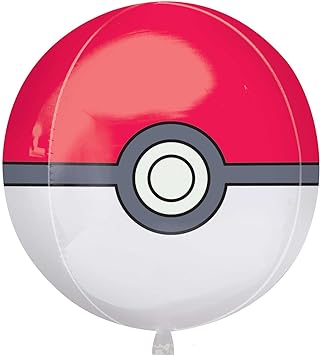 Child Pokemon PokeBall Orbz Foil Balloon G40