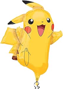 Amscan- Pokemon International 2946001 Ballon en Aluminium 61 cm