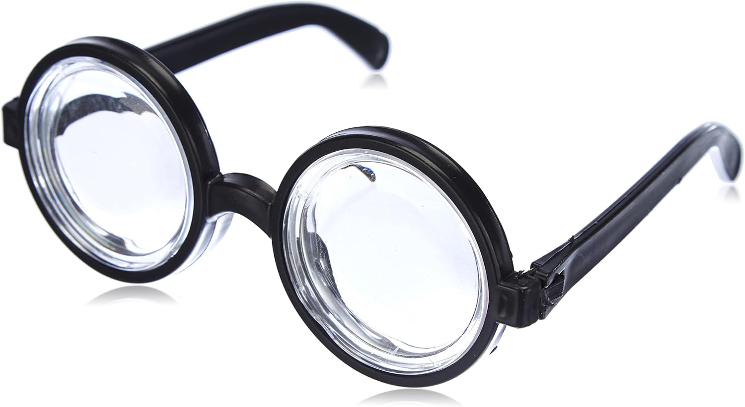 Boland 00371 - Nerd glasses, black, horn glasses, sympathetic nerd, specialized idiot, eccentric, carnival, mardi gras, theme party, fancy dress, accessory