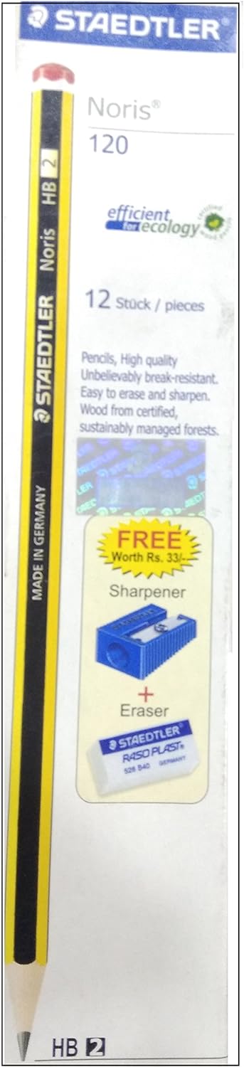 Staedtler Noris 120 Lot de 12 crayons 2B