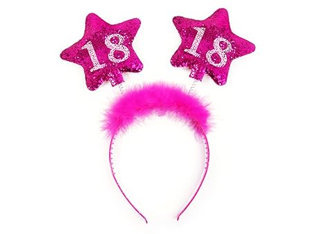 Haarreifen 18. Geburtstag Haarband Party