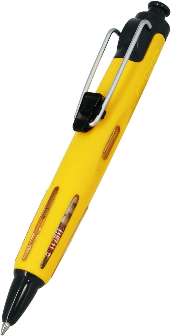 Tombow BC-AP52 Airpress Pen Yellow Ballpoint Pen with Pressurisation Technology in Blister Packaging
