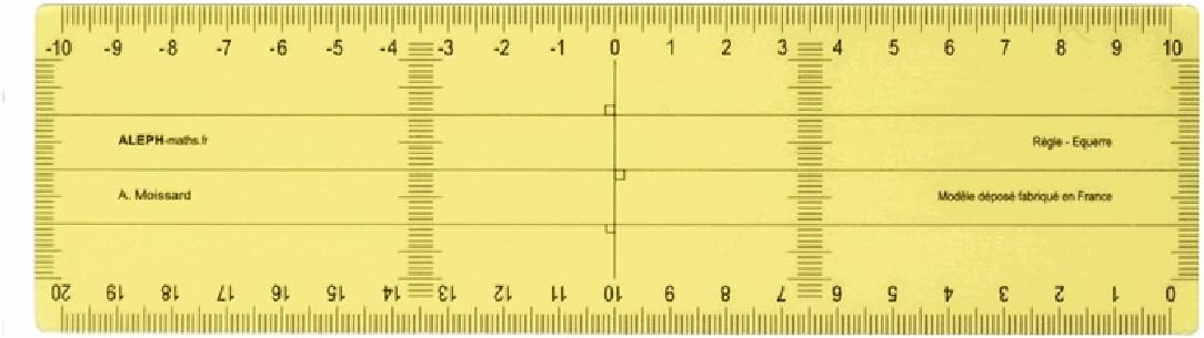 les colis noirs lcn Regle Equerre Aleph Grand Modèle