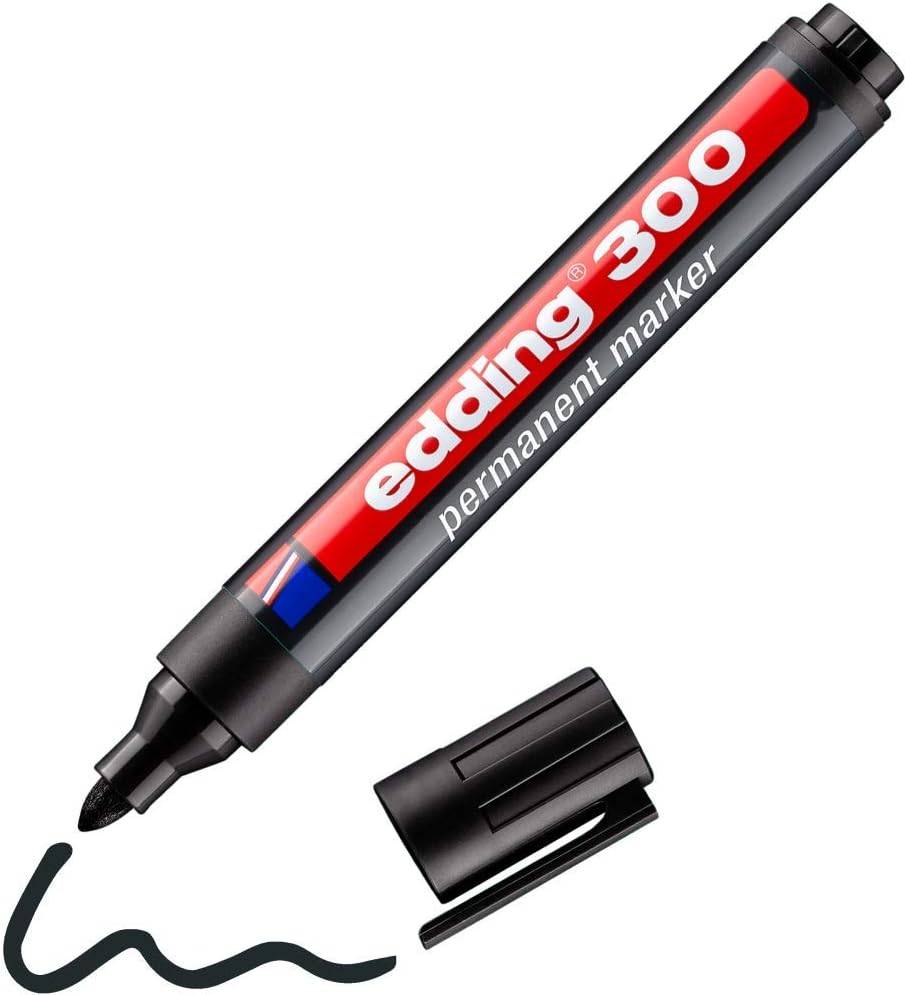 EddingEDDING 300 permanent marker, c bullet tip - black