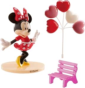 Dekora - Minnie Mouse Decoration with Minnie Mouse Figure in PVC