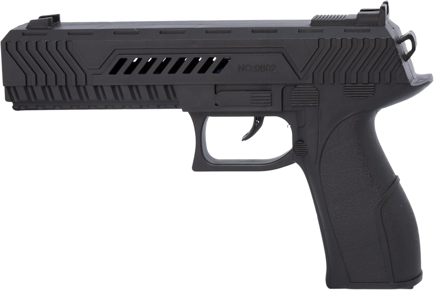 P’tit clown 74560 Plastic Automatic Gun - 21 cm, Black