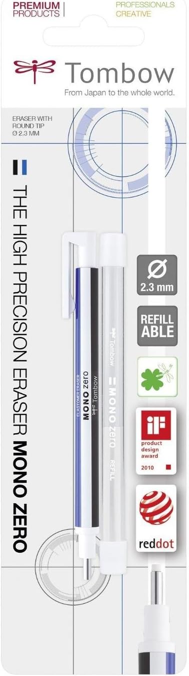 TOMBOW Eraser pen "MONO ZERO" bullet tip 2.3 mm