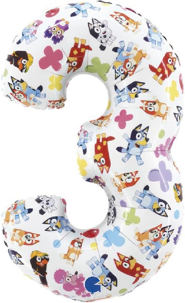 Bluey 26-inch Number 3 Balloon