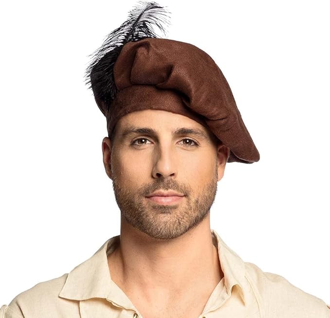 Boland 44028 Medieval Style Beret Brown