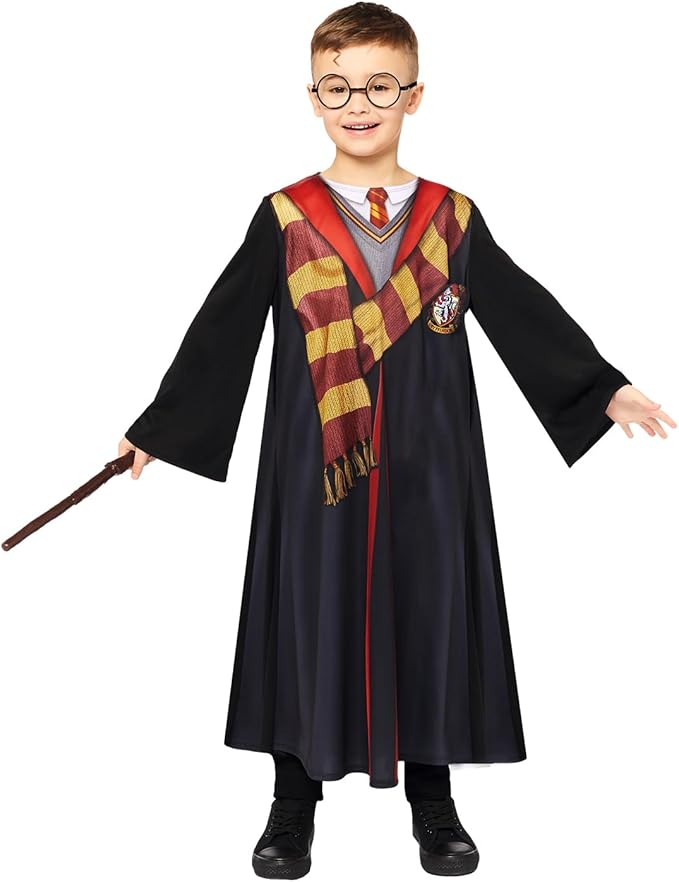 Amscan - Children's Harry Potter Hogwarts Gryffindor Magician Wizard Carnival Fancy Dress Costume