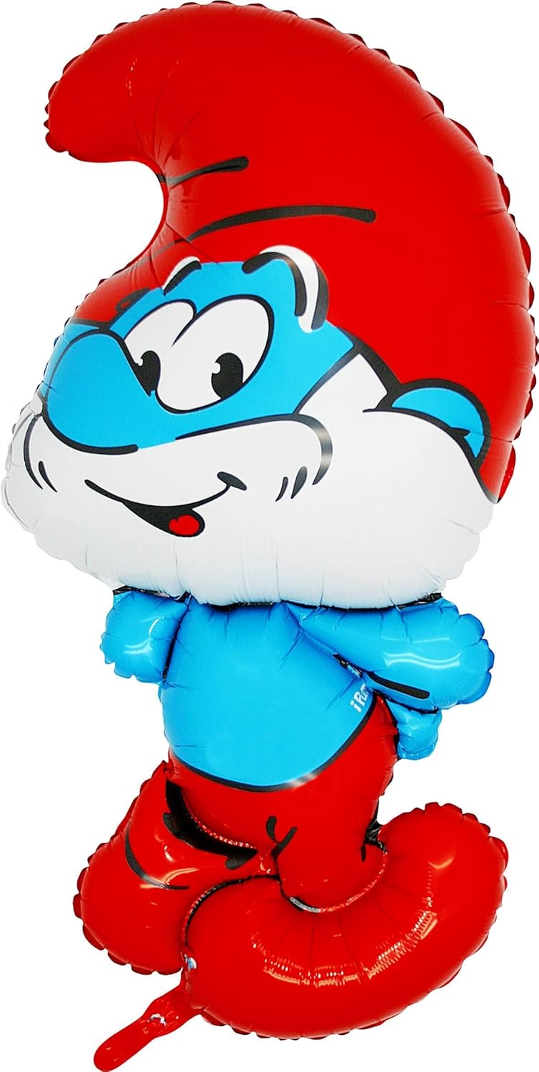 Foil Balloon "The Smurfs" (Dad Smurf)