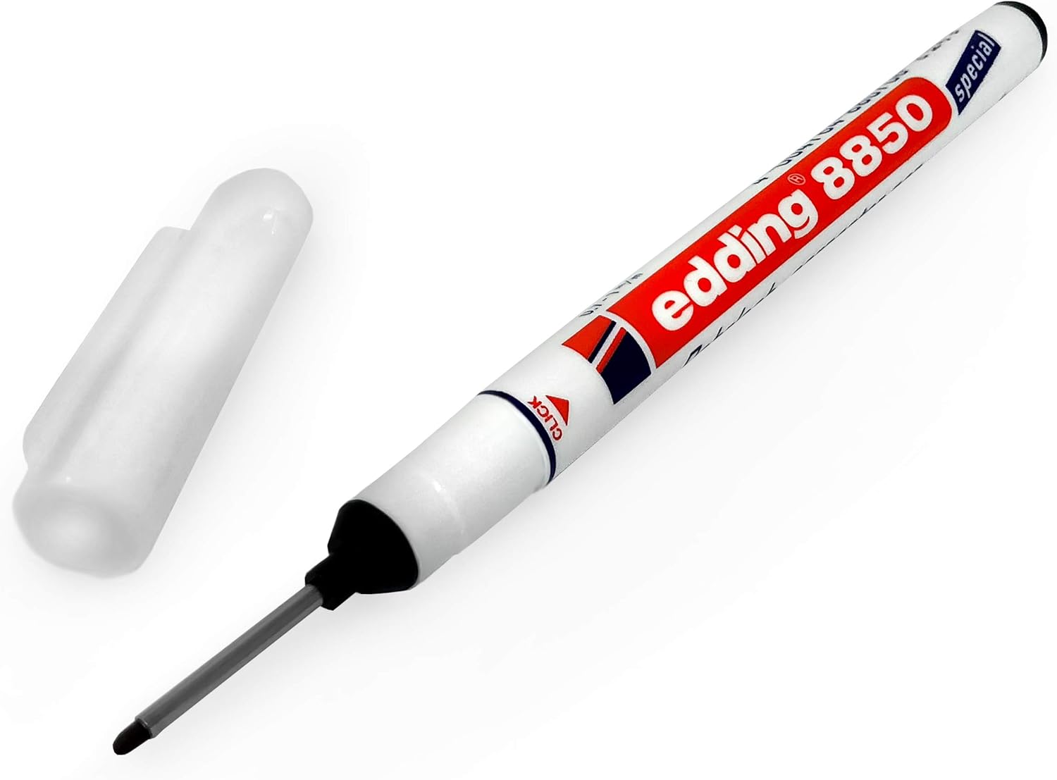 Edding 8850 0.7-1mm Extra Long Tip Carpenter's Permanent Marker - Black