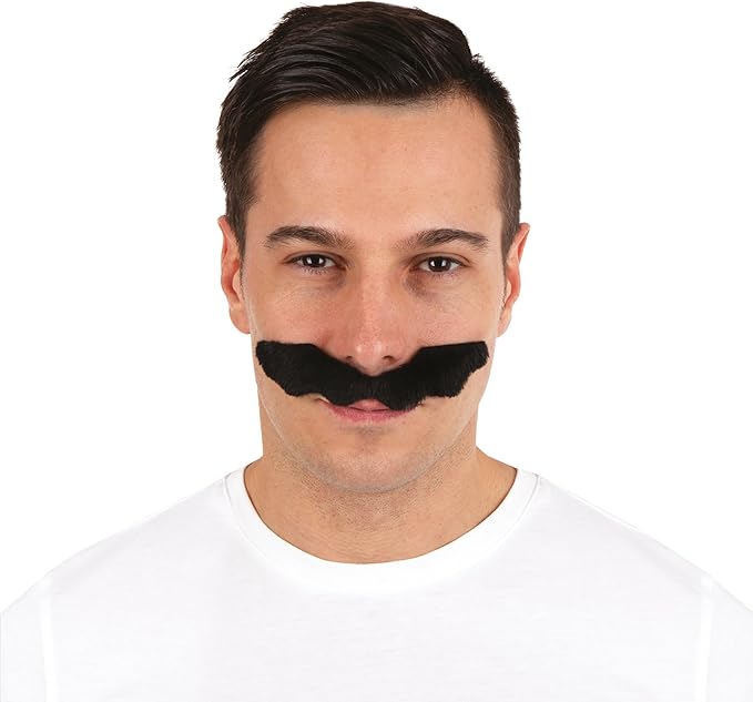 P'tit Clown 55010 Nintendo Moustache Plumber - Black