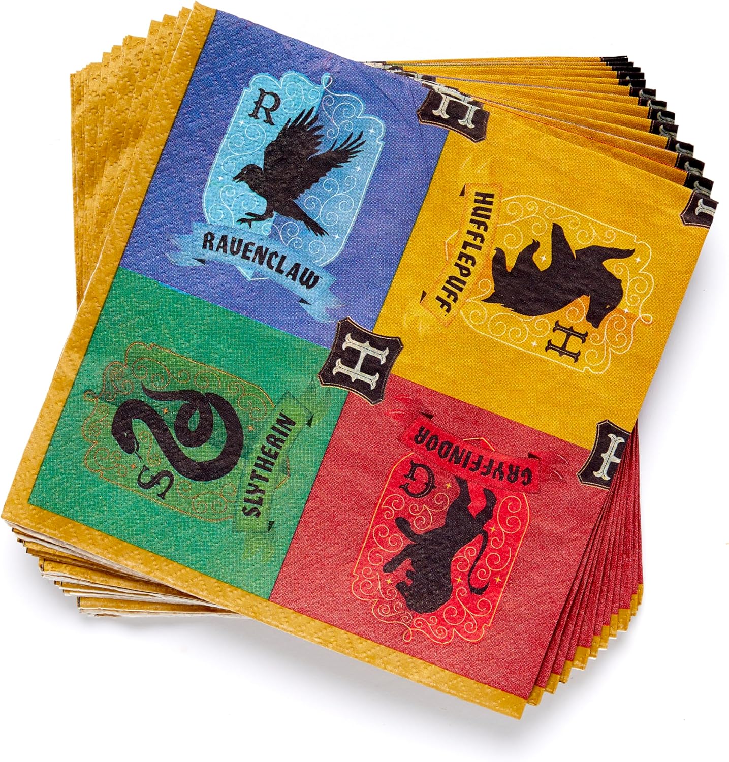 Amscan 9915075 Napkins Harry Potter Houses Pack of 16 33 x 33 cm